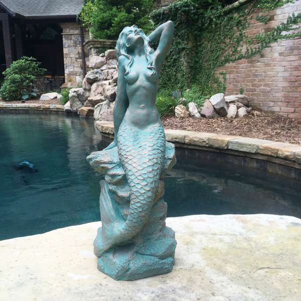 Homestyles Lifes A Beach Sexy Mermaid On Coastal Rock Statue And Reviews Wayfair 